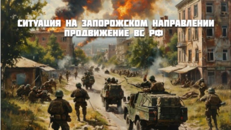 Новости СВО Сегодня- Ситуация на Запорожском направлении Продвижение ВС РФ