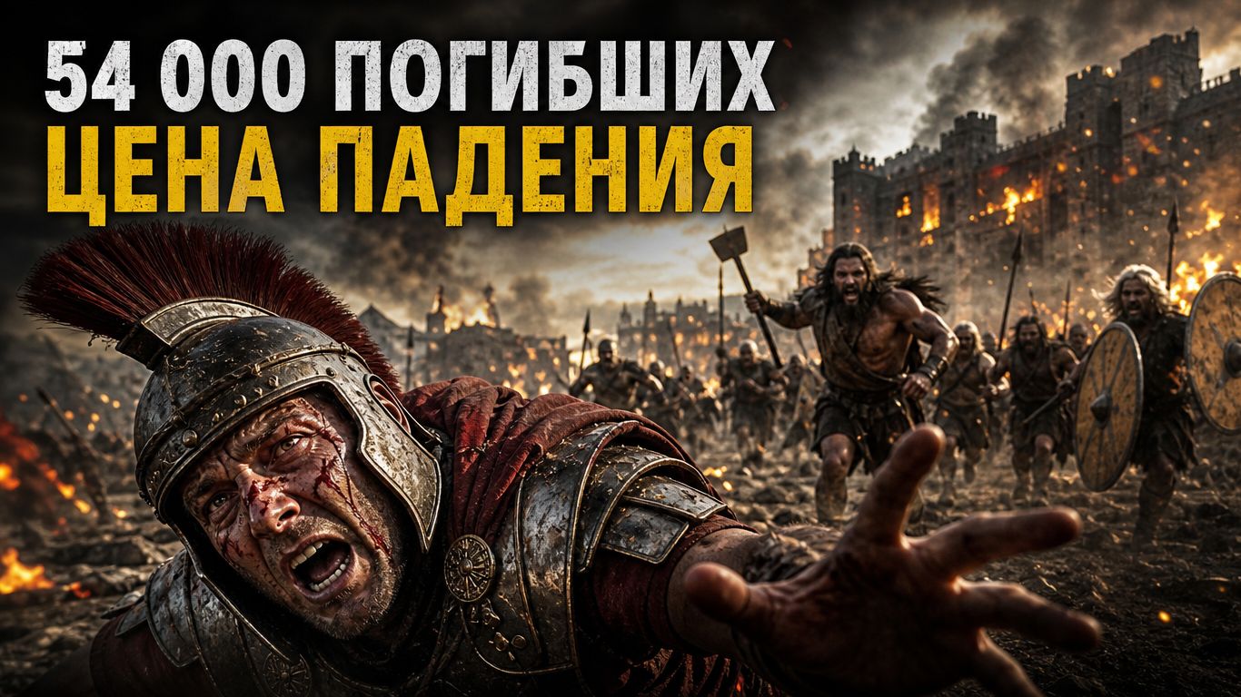 Битва при Мурсе 351 г. н.э. - как 54 000 павших открыли ворота варварам
