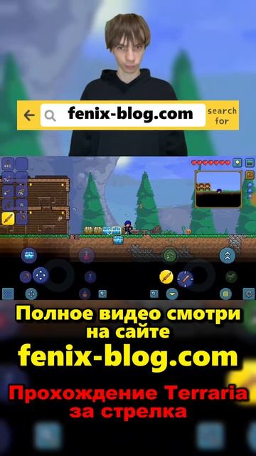 Прохождение игры Terraria от Феникса (FENIX) смотреть можно на сайте Https://fenix-blog.com