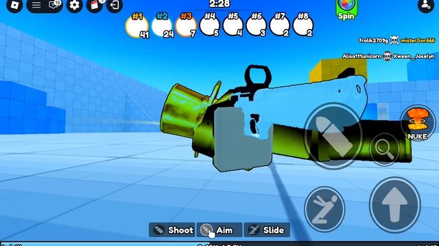 Жёсткий спидран в игре Deagle arena
