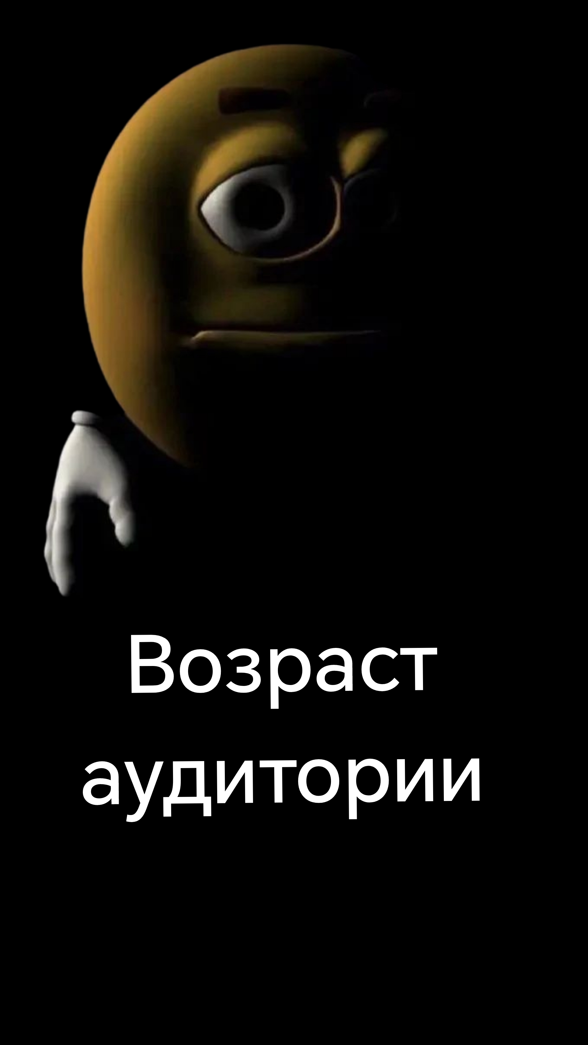 Возраст моей аудитории..