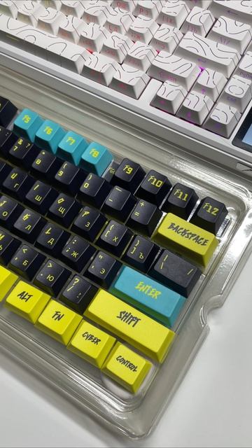 Кейкапы киберпанк 🧐 #клавиатура #кейкапы #киберпанк #киберпанк2077 #gamingkeyboard #cyberpunk2077