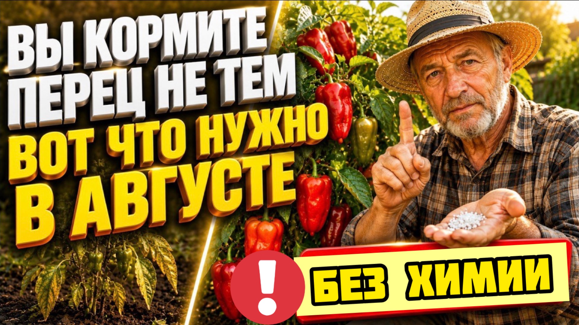 Подкормка перца в августе: 5 шагов до толстой стенки и налива.