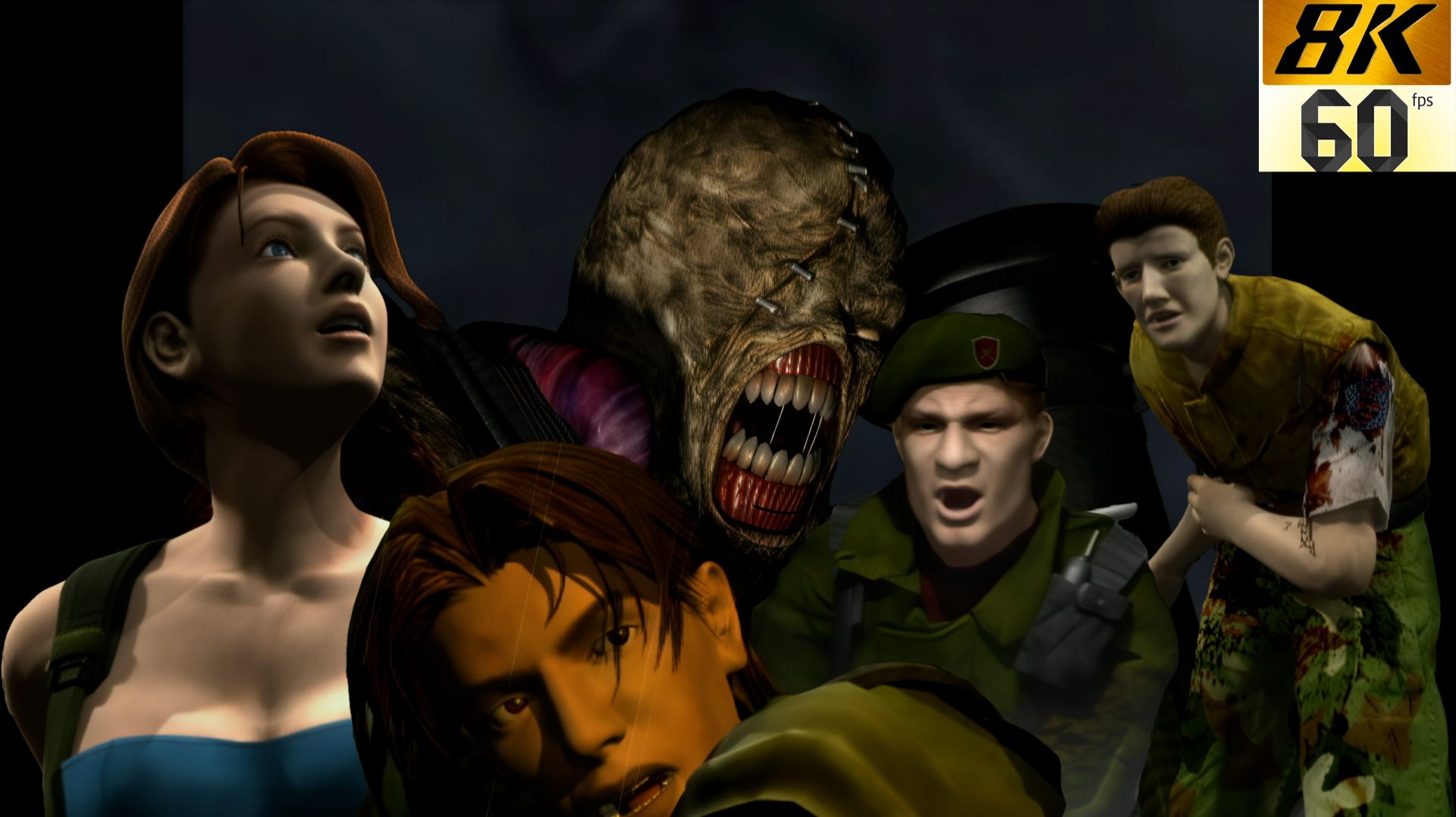 Resident Evil 3: Nemesis (1999) - Все Катсцены (″Special″ Улучшенное качества до 8K 60FPS)