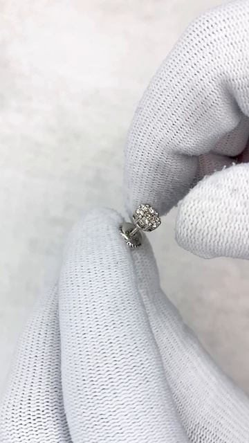 Серьги-пусеты с бриллиантами арт: К11699