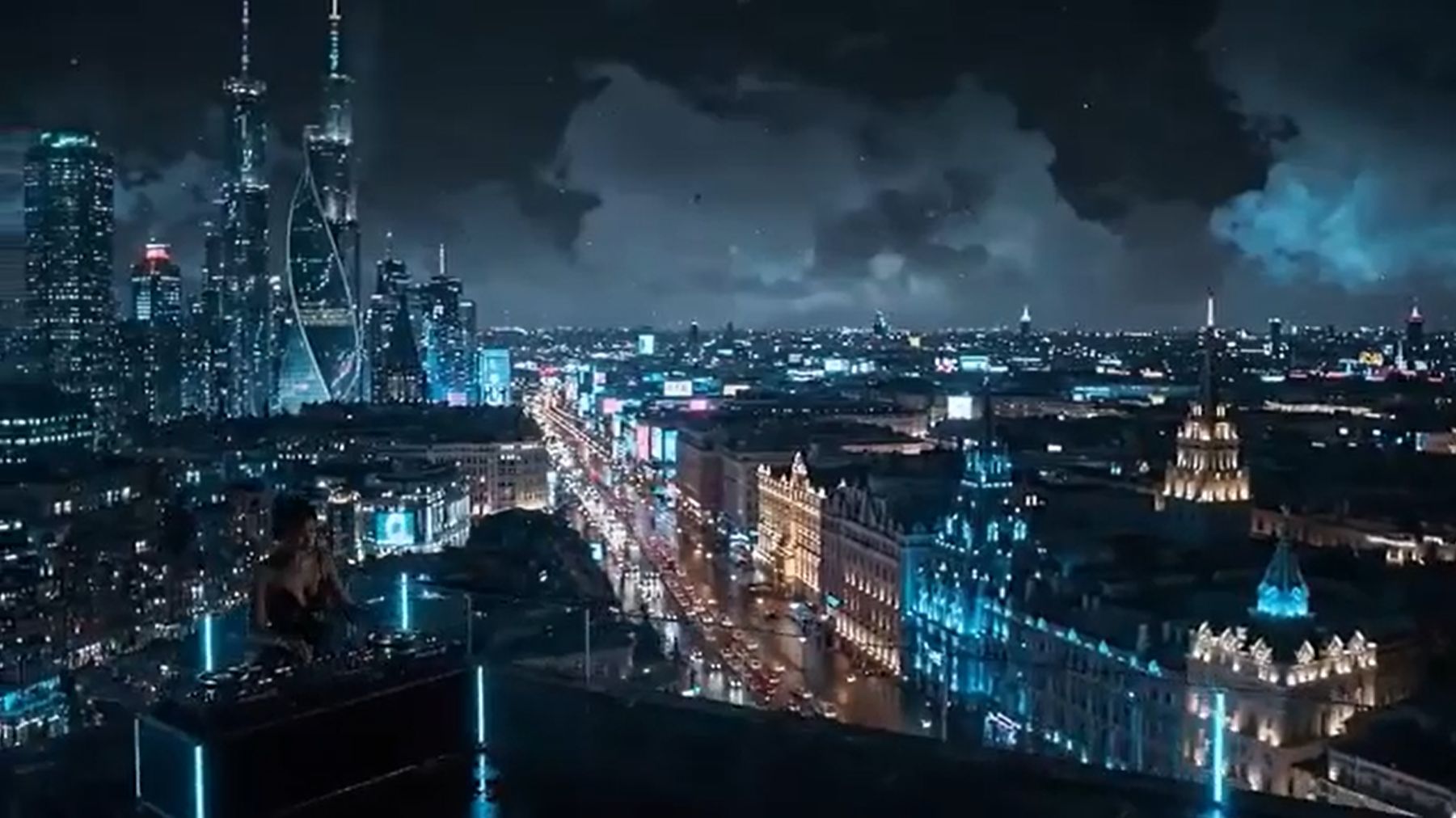 Neon Moscow After Midnight _ Even The Silence Feels Electric _ Progressive Melod