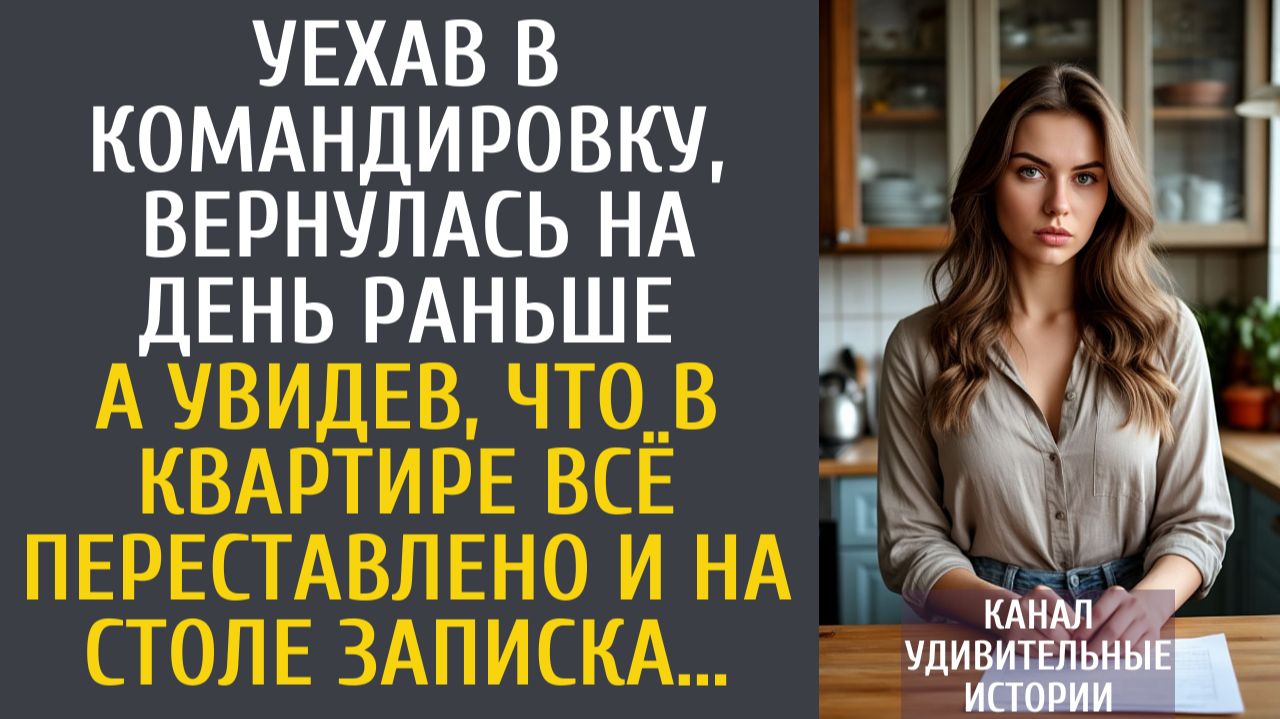 Истории из жизни Уехав в командировку, вернулась на день раньше… А увидев, что в квартире…