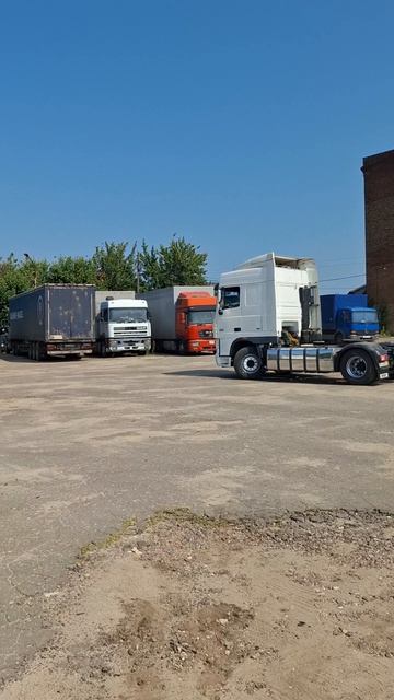 Daf Xf 105 410 . полировка бака )