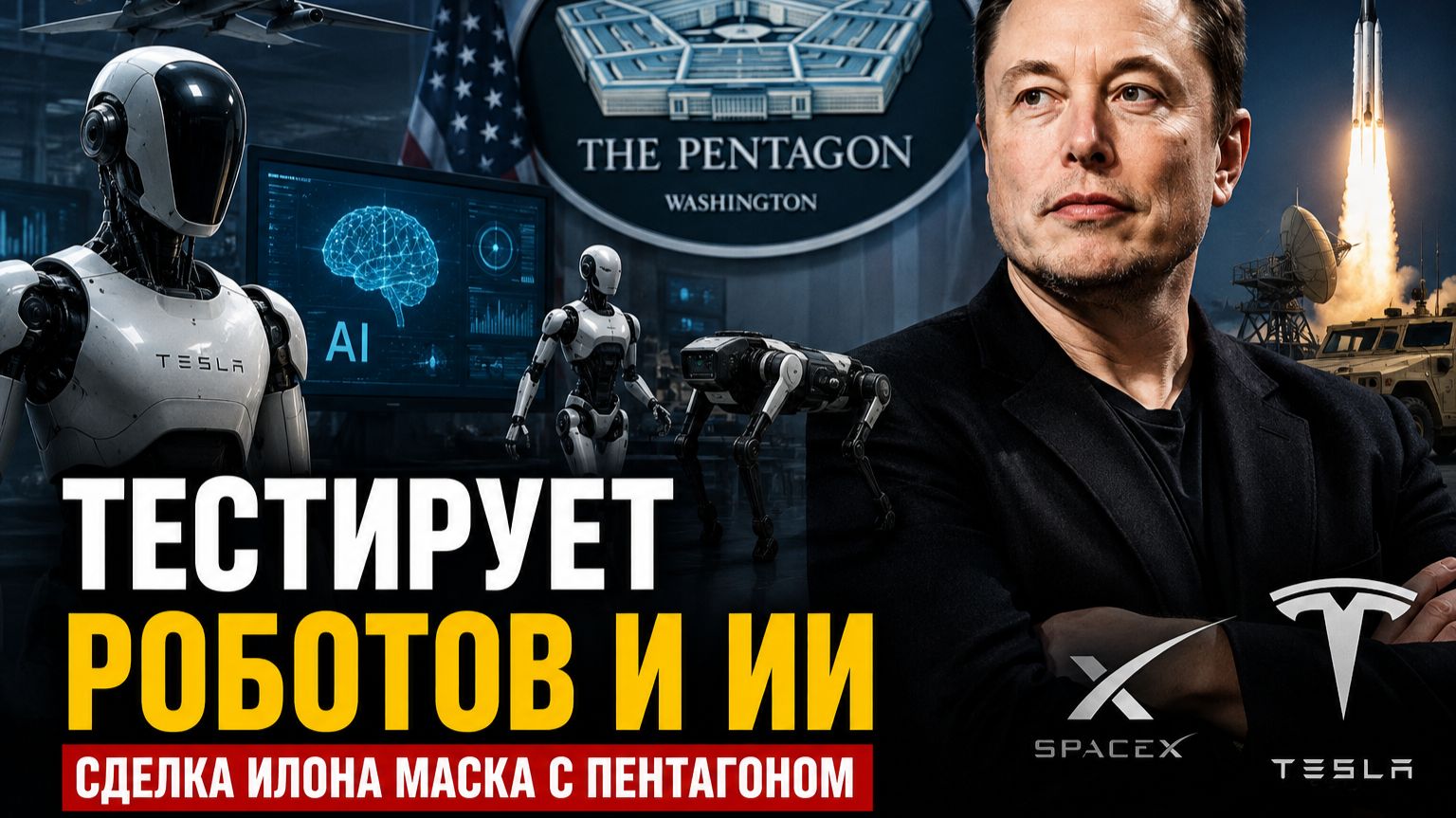 DARPA Тестирует Роботов и ИИ | Сделка Илона Маска с Пентагоном