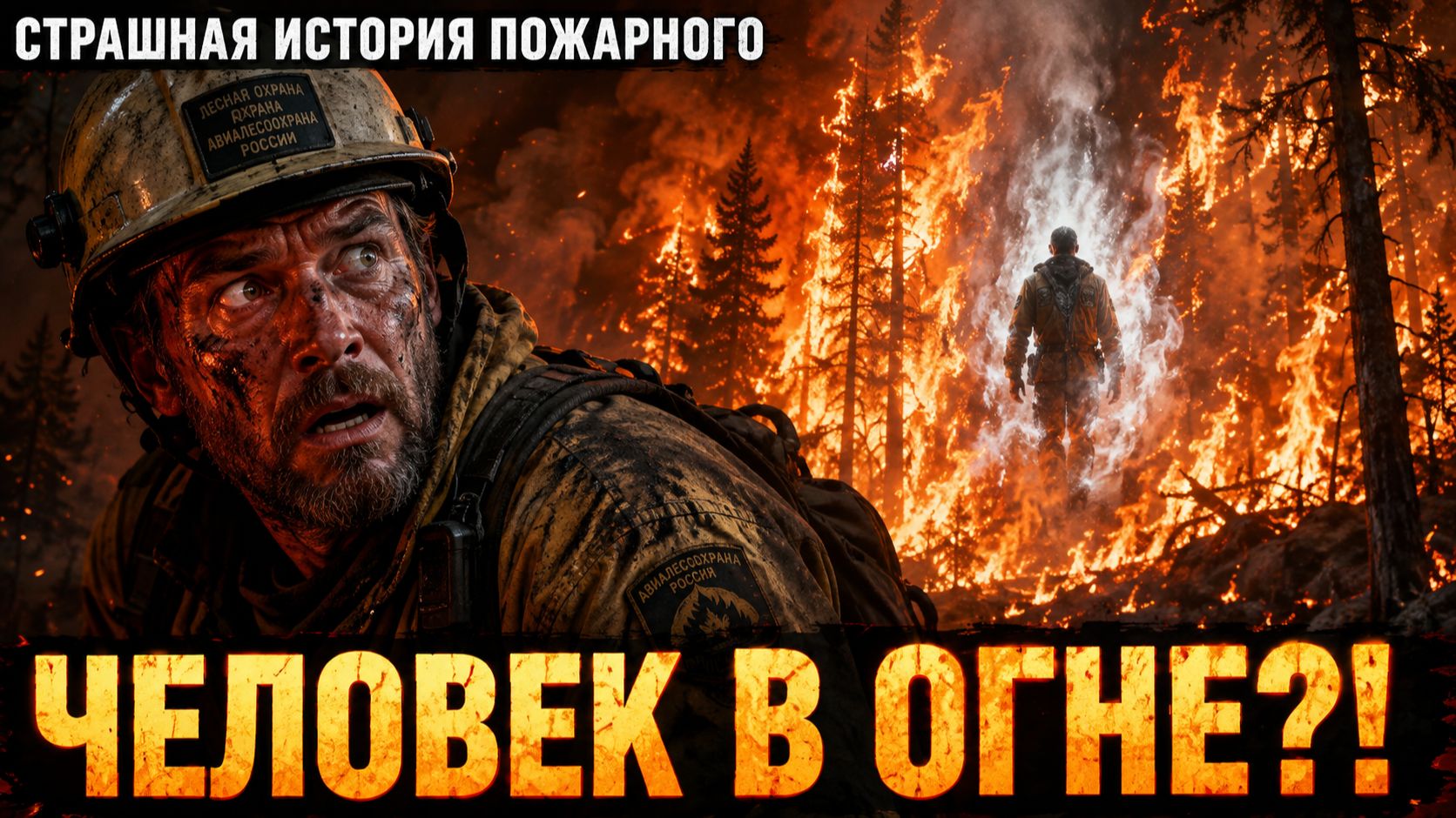 Страшная история пожарного в ТАЙГЕ: Я увидел человека внутри верхового пожара! Таежные истории