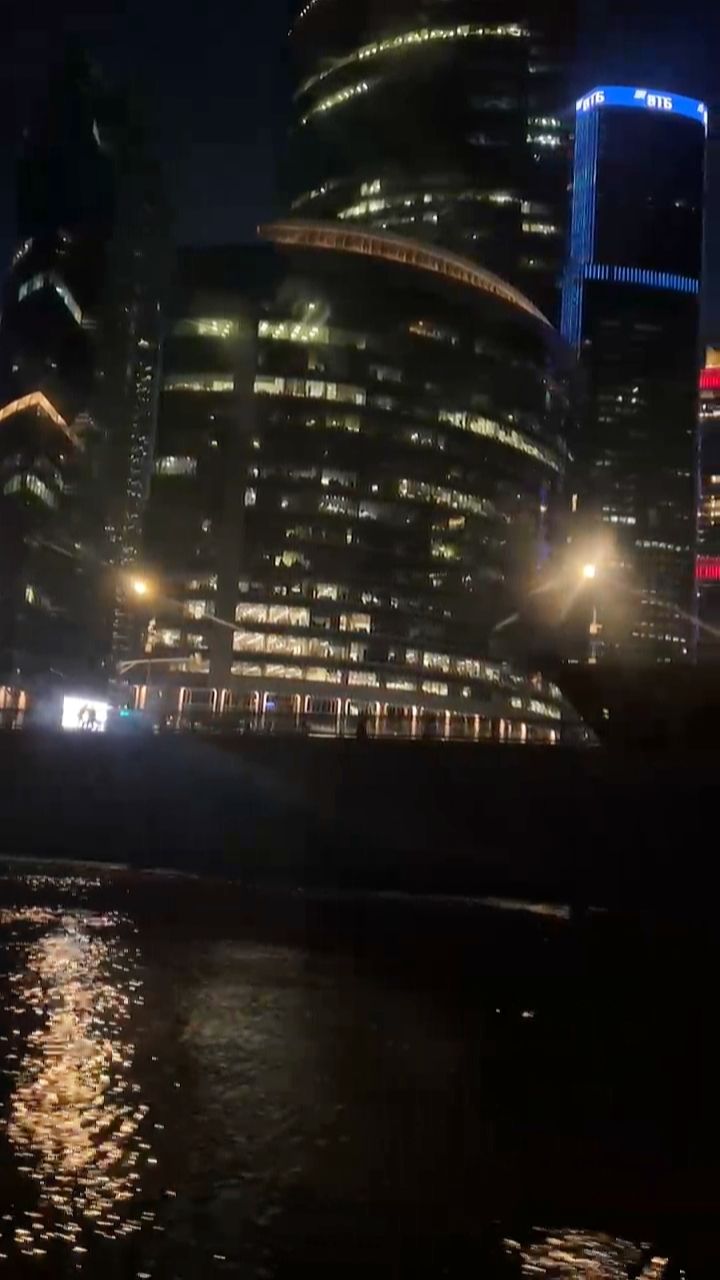 Москва-Сити ночью