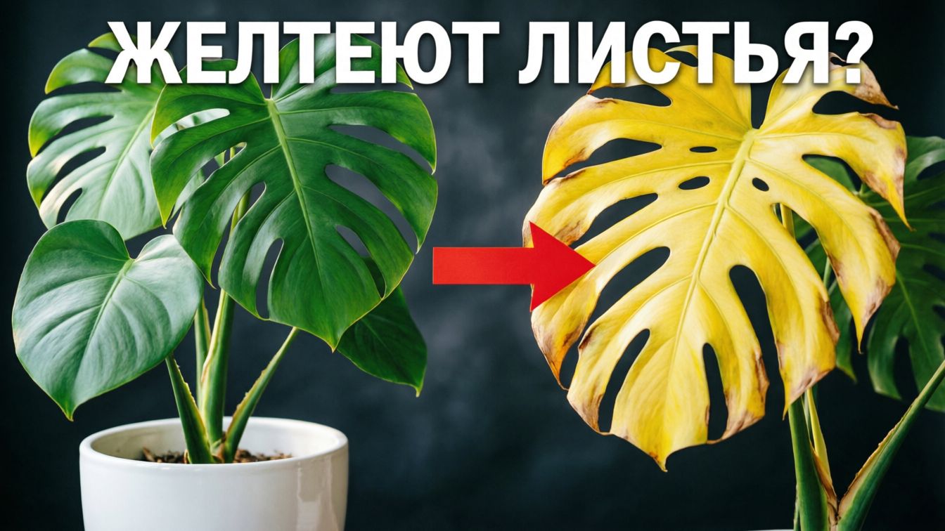  Почему желтеют листья у растений? 8 причин и что делать.