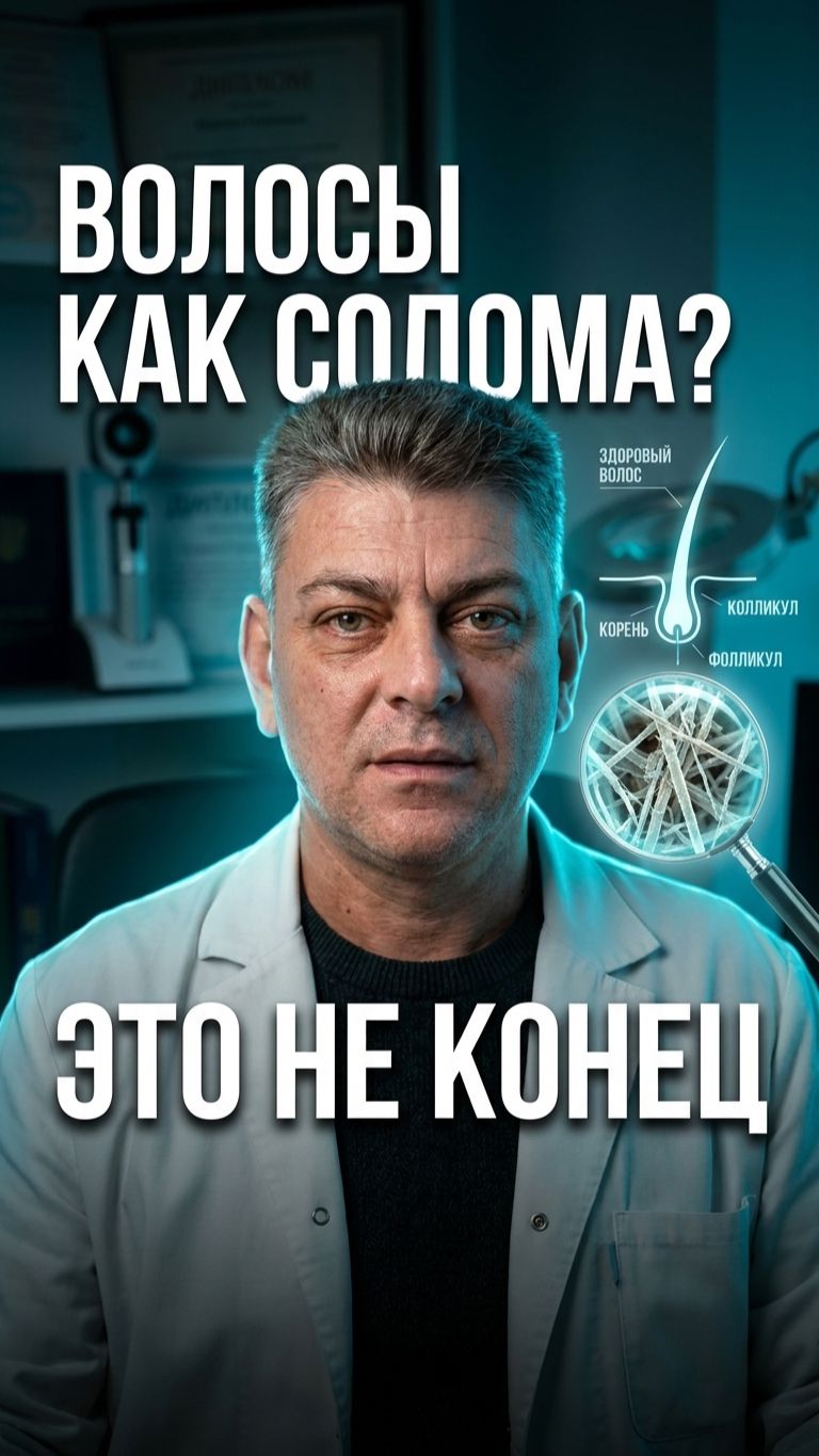 Как восстановить повреждённые волосы после утюжка и фена 🔥