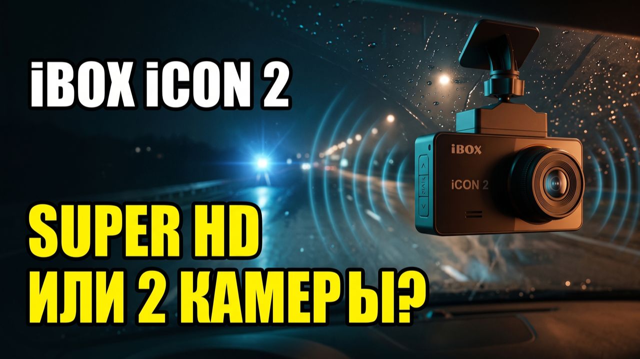 Видеорегистратор IBOX ICON 2: Super HD Или Вторая Камера?