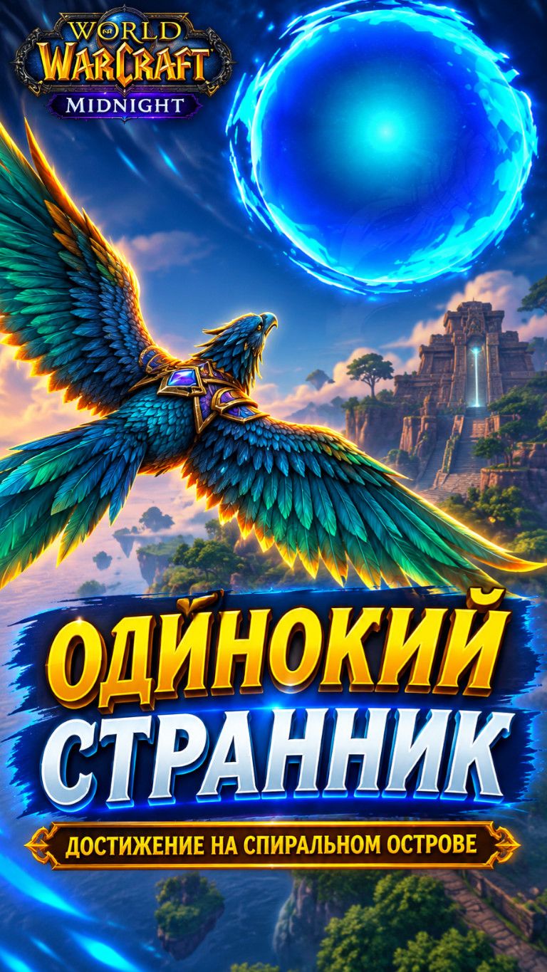 🐦 Одинокий странник - КАК ПОЛУЧИТЬ ДОСТИЖЕНИЕ? СЕКРЕТНАЯ СИНЯЯ СФЕРА | World Of Warcraft: Midnight!