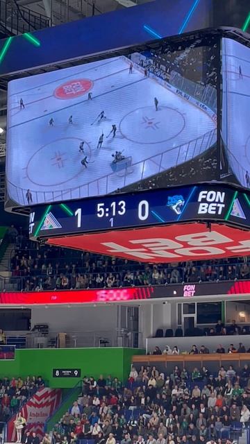 МАКСИМ КУЗНЕЦОВ ДОБИЛ С ПЯТАКА! 💚 #кхл