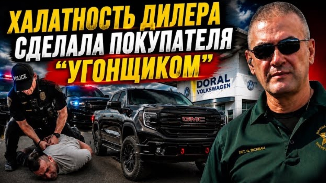 Как автодилер превратил законопослушного человека в «угонщика» купленной им машины!