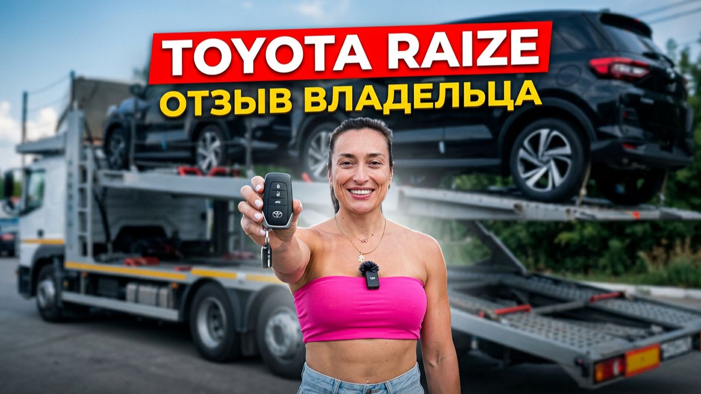Toyota Raize забрали с АВТОВОЗА и вручили ВЛАДЕЛЬЦУ