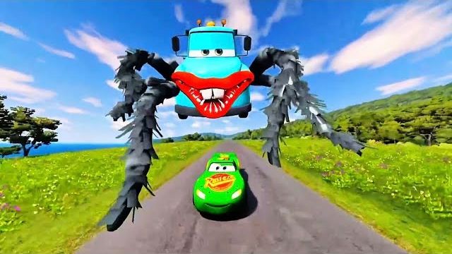 😱 БЕЗУМНЫЕ МОНСТРЫ НАПАДАЮТ НА МАШИНЫ! 🚗🕷️  Garry’s Mod (GMod) Забавный и страшный геймплей