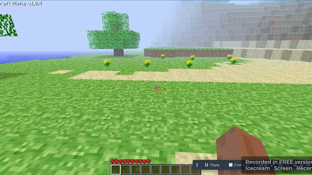 Майнкрафт обзор на версию Альфа 1.0.4.webm