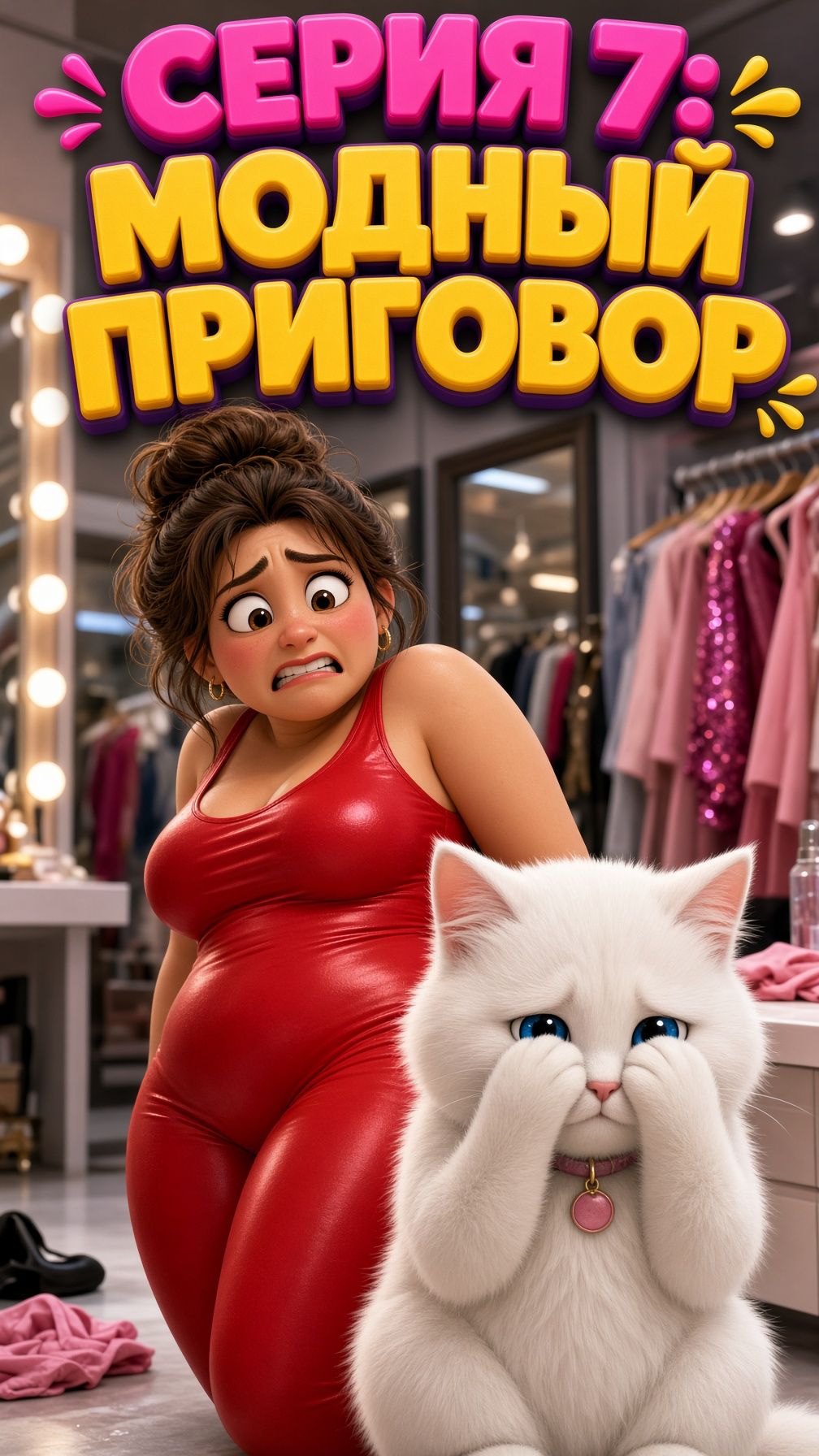 Модный приговор для Маши: Она разорвала костюм?!   Серия 7 shorts мультик