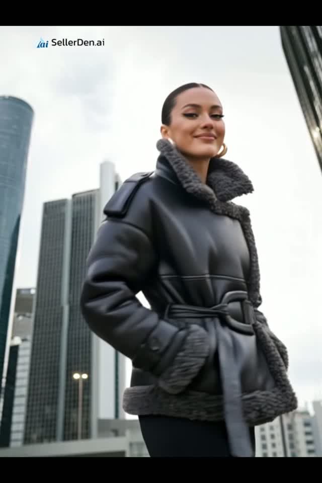 AI-фотосессия одежды в эстетике premium fashion и Pinterest-style визуала.