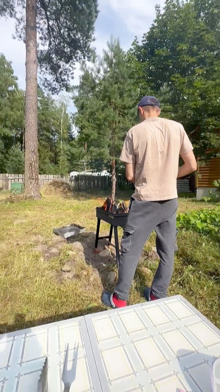 Готовим мангал для шашлыка