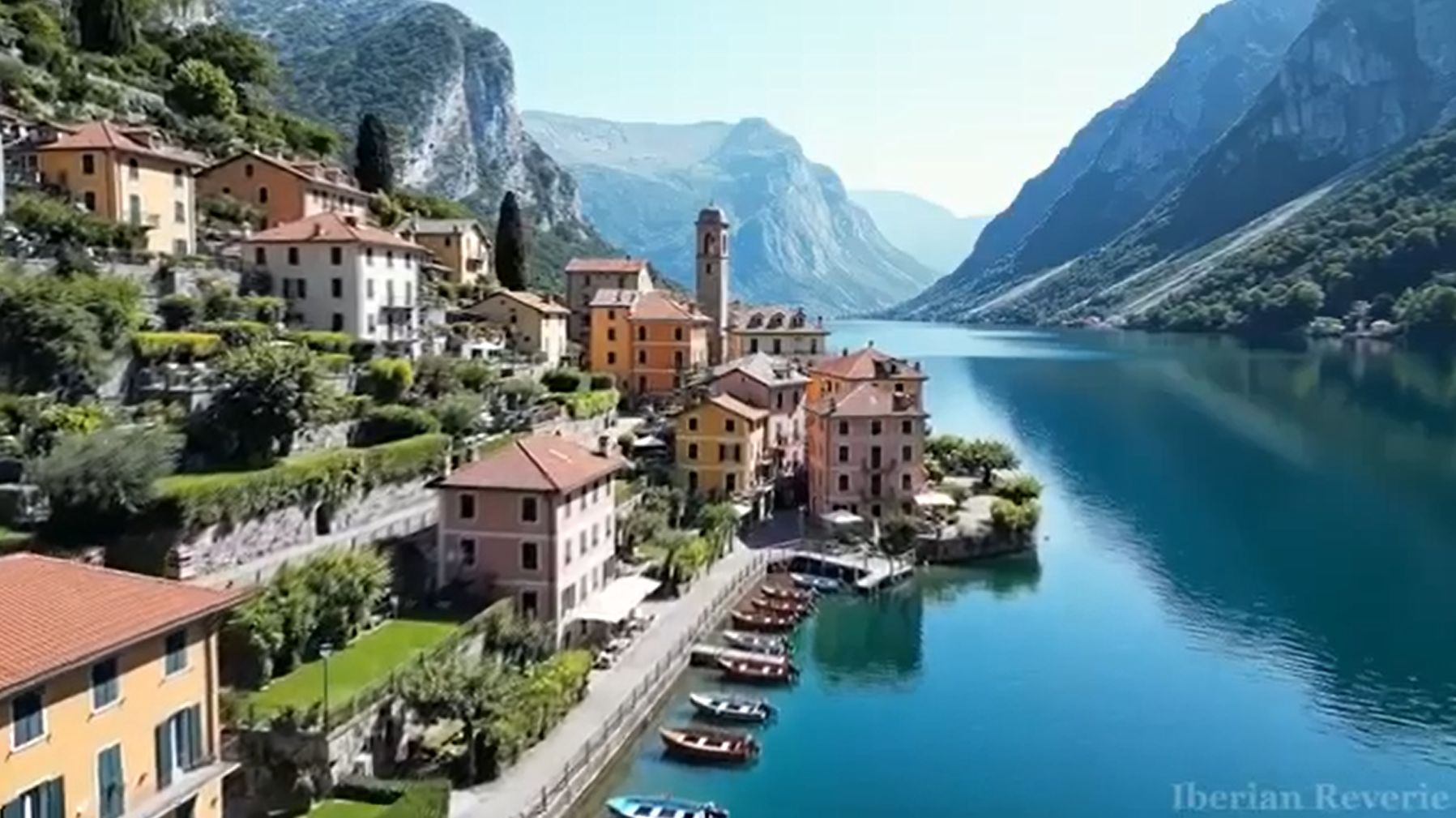 Peaceful Day By The Mountain Lake _ Flamenco Guitar, Accordion & Irish Flute