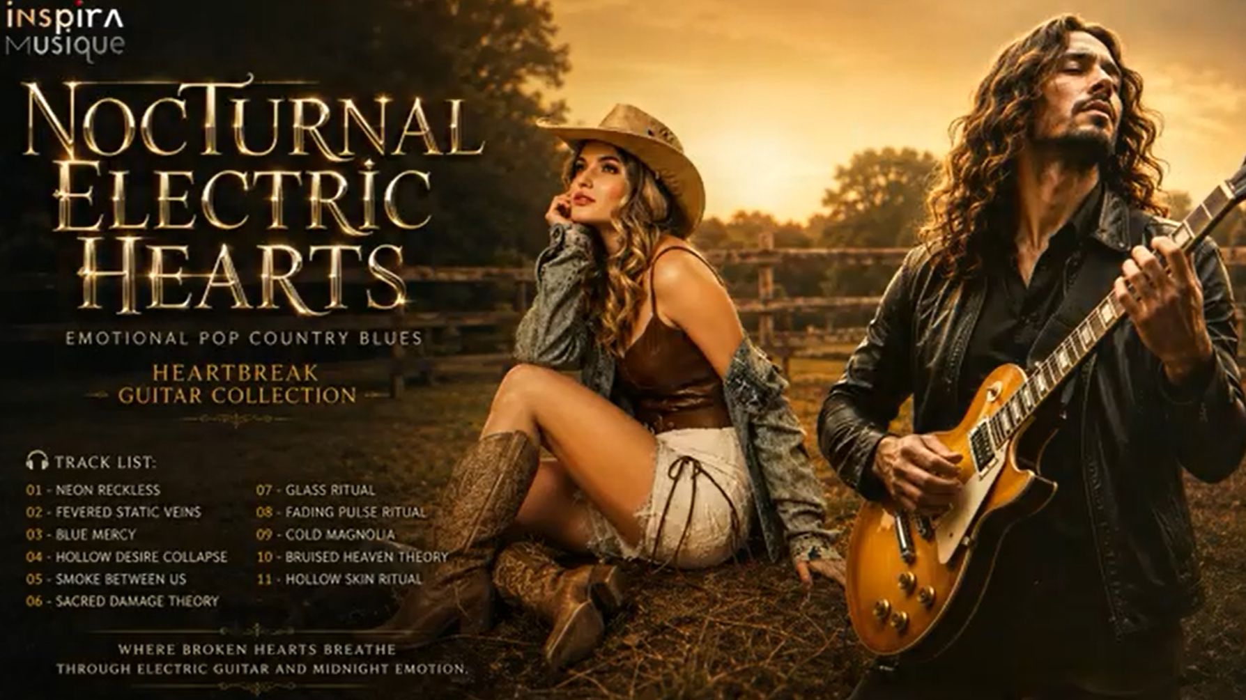 Nocturnal Electric Hearts _ Emotional Pop Country Blues _ Heartbreak Guitar Coll