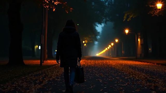 Фонари на старой улочке