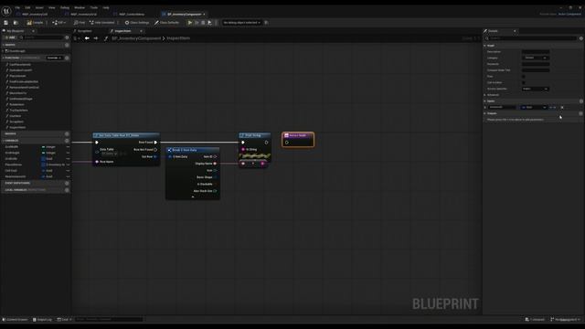 12. Create the Context Menu and prepare onClick Event Dispatcher Use Item