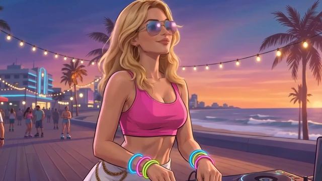 GTA 6 Radio Mix   Retro 80s EDM & Miami Club Vibes