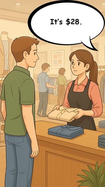 🛒 Shopping For Clothes In English
