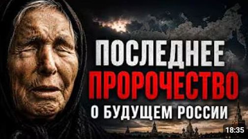 Последнее пророчество ВАНГИ о РОССИИ это должно произойти