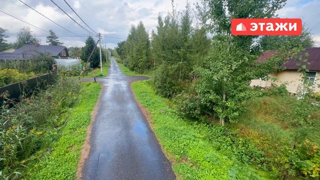 земельный участок с домиком