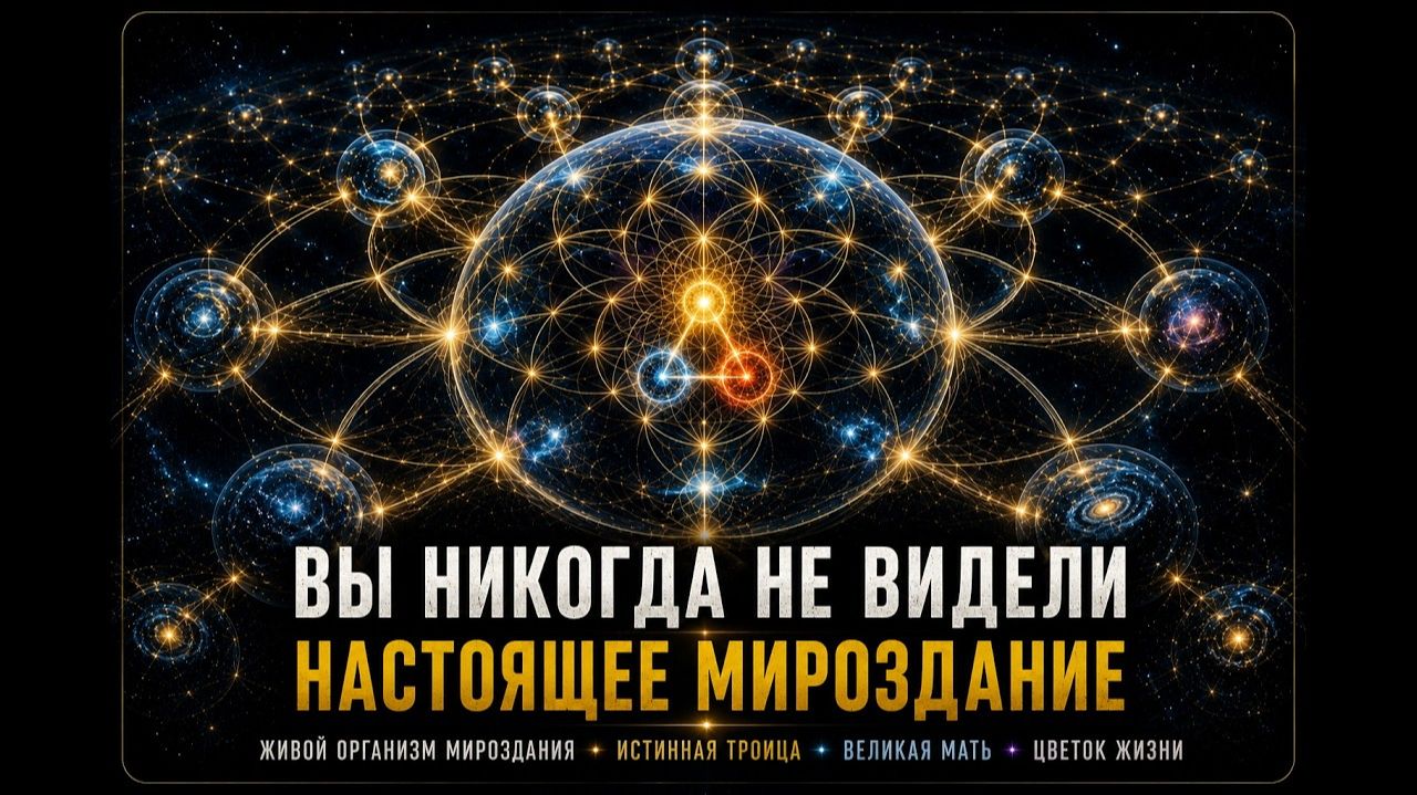 15. КАК УСТРОЕНО МИРОЗДАНИЕ. Живой организм • Истинная Троица • Великая Мать. | Путь к истоку
