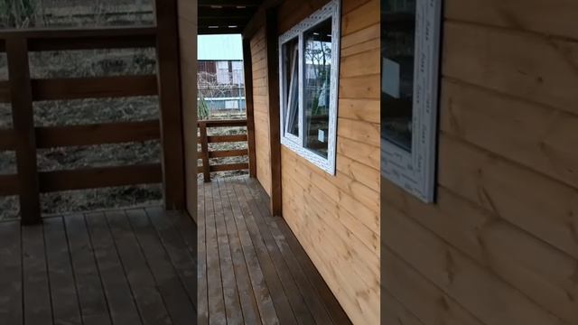 Привезли наш мини домик с верандой 😅