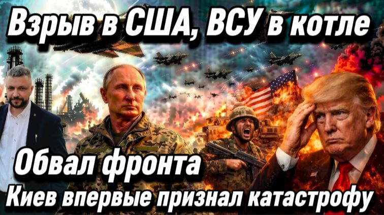 Срочно! Киев впервые признал катастрофу. Взрыв в США, ВСУ в котле. Обвал фронта.