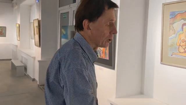 На персональной выставке Михаила Андреева