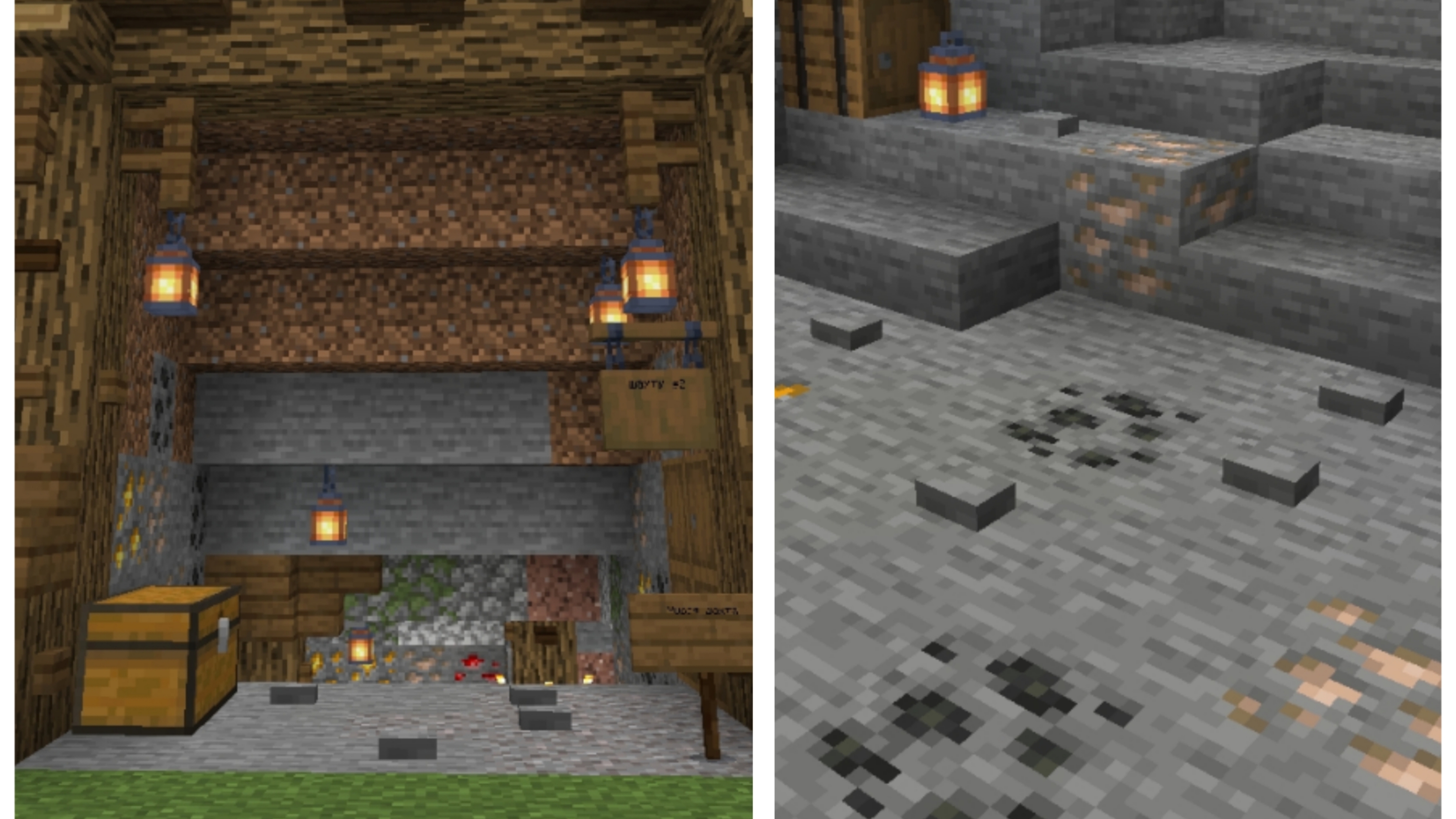 как построить шахта в Minecraft 1 часть