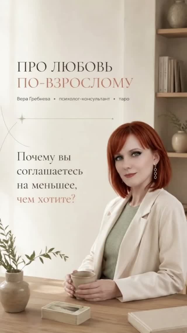 Почему вы соглашаетесь на меньшее чем хотите