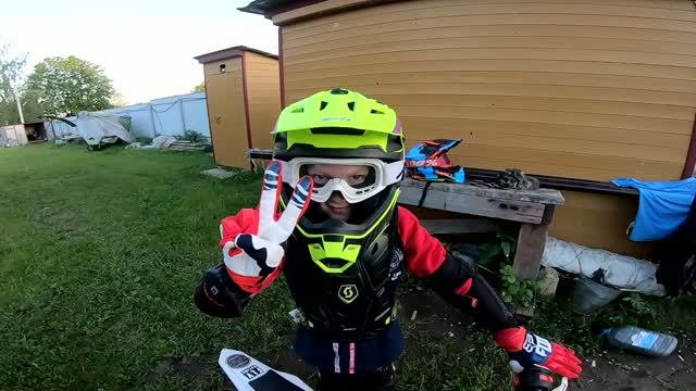 в 8 лет на детском питбайке 28й выезд MotoLand CRF 10 (70cc AT)