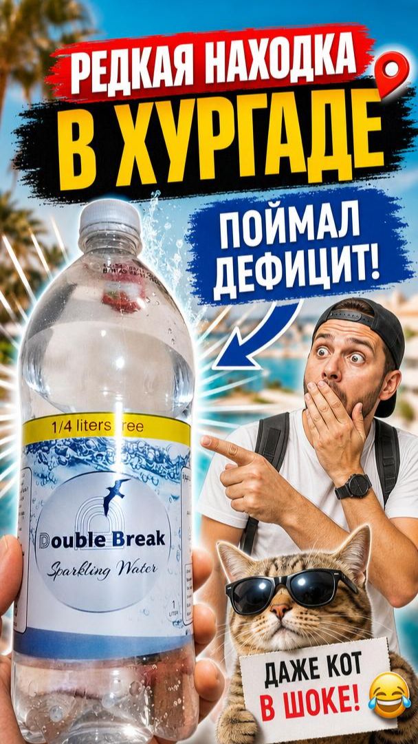 Охота за минералкой в Хургаде: когда обычная бутылка — настоящий квест