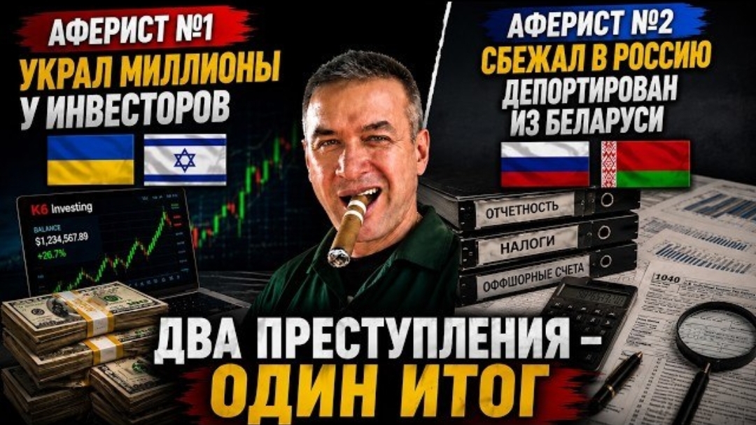 Украинец-израильтянин обокрал инвесторов. Бухгалтер скрывался в России. Беларусь выдала.