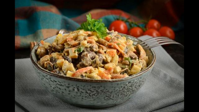 САЛАТ С ПЕЧЕНЬЮ ПО БЕЛОРУССКИ