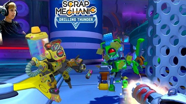 НОВЫЕ ЛЕНТОБОТЫ и ЗАЧИСТКА КУЛЬТИВАТОРА в Scrap Mechanic Drilling Thunder! Такого мы не ожидали...