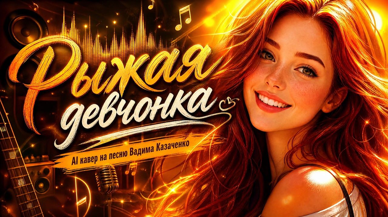 Рыжая девчонка - AI кавер на песню Вадима Казаченко (Фристайл)