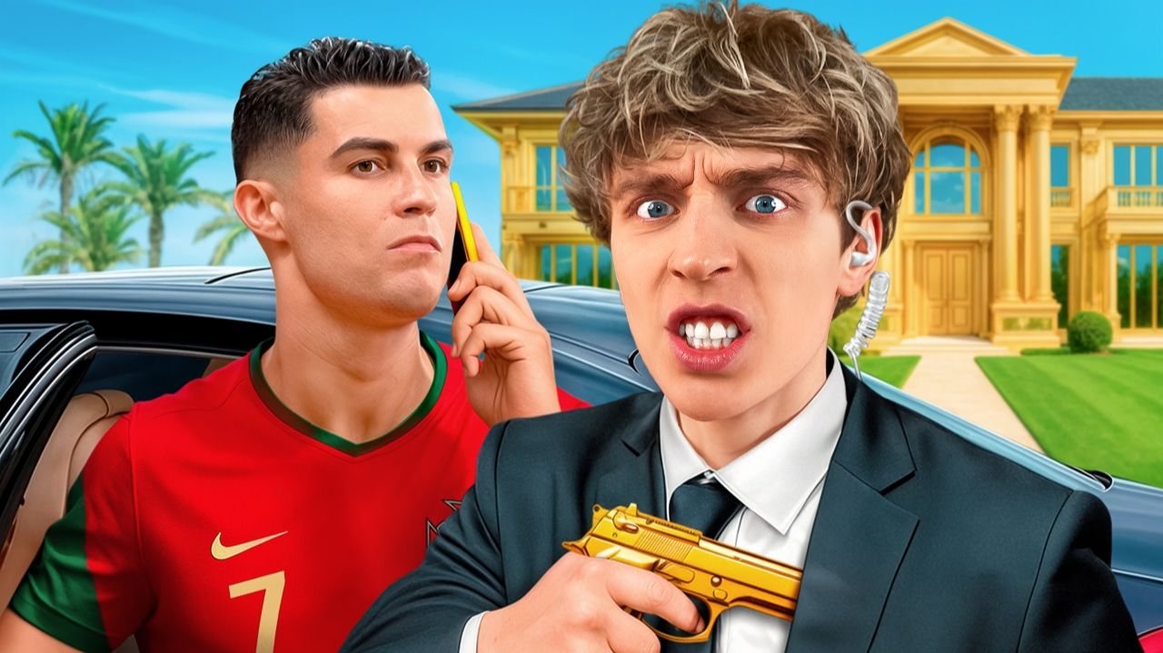 Стал ТЕЛОХРАНИТЕЛЕМ РОНАЛДУ !  [Влад А4]