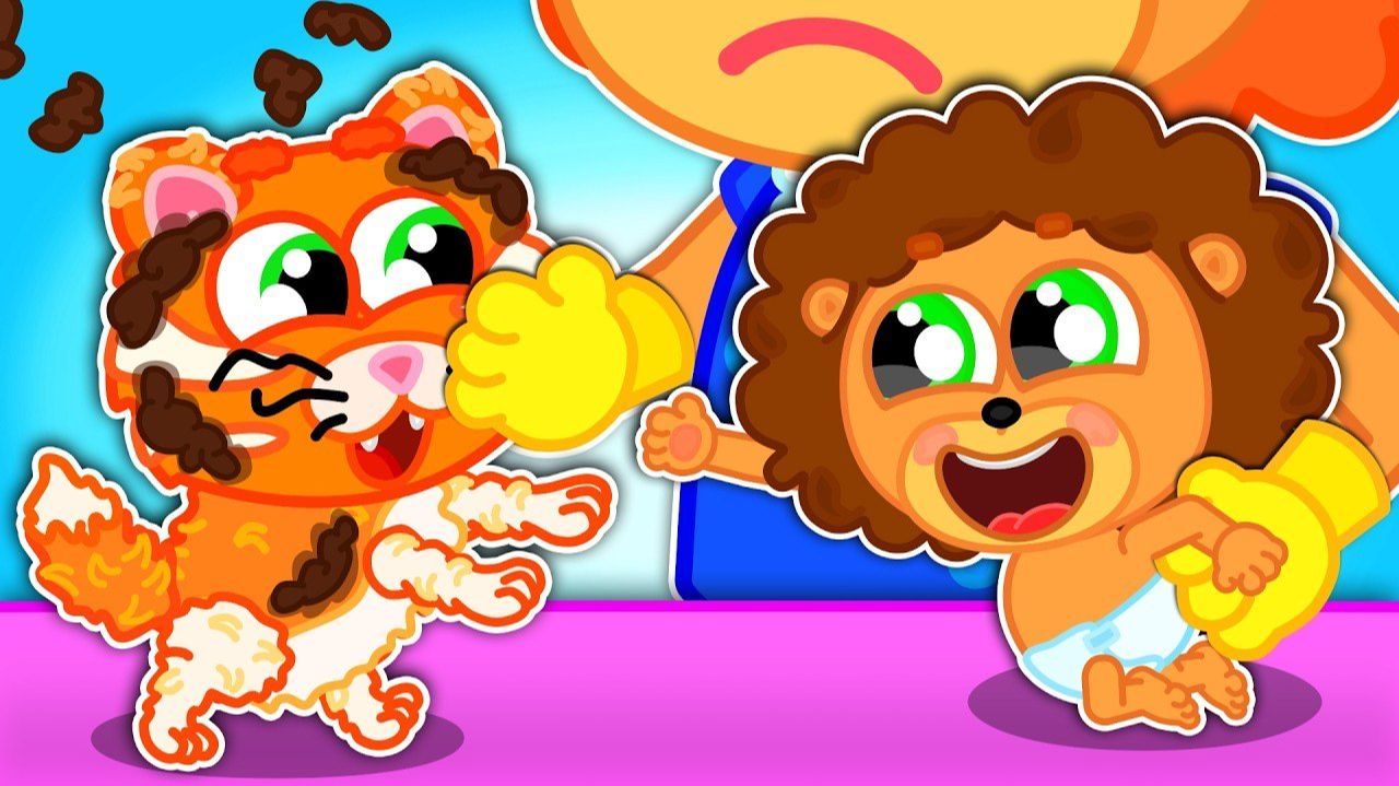 Маша и Леопольд. Грязный котенок - Мультик для детей - Lion Family на русском