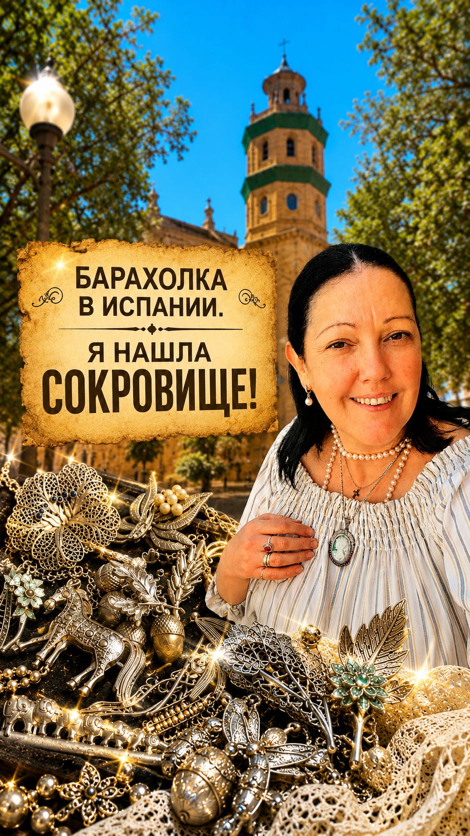 Сокровище на блошином рынке! #jewelry #vintage #украшения
